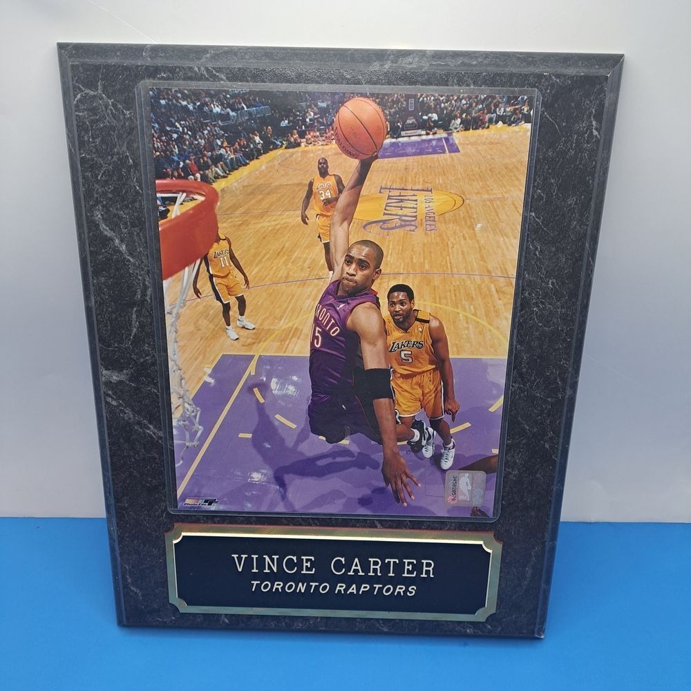 Vince Carter Toronto Raptors NBA‎ Basketball Photo Plaque 12x15 Wall Collectible